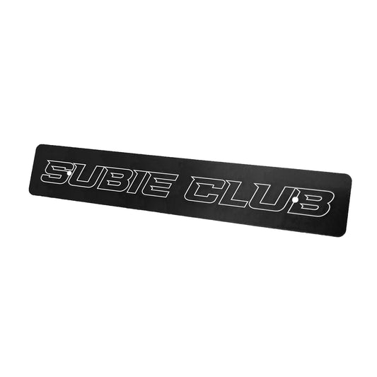 SUBIE CLUB FRONT LICENSE PLATE DELETE