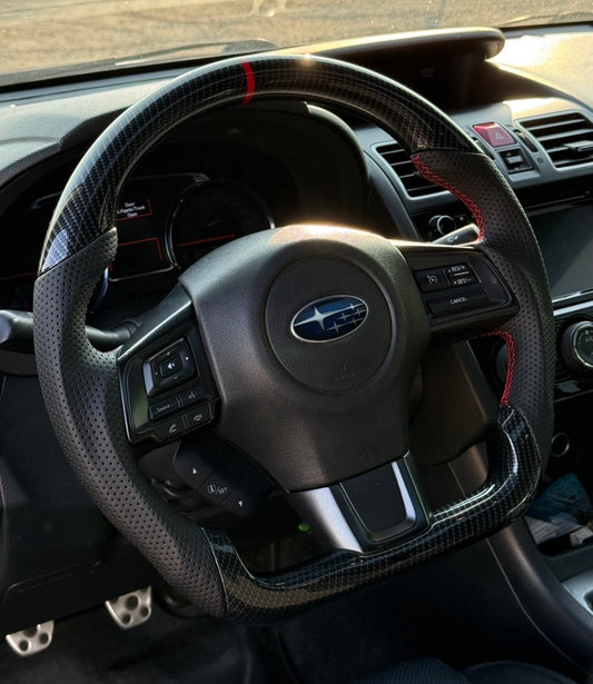 2015-21 WRX CARBON FIBER STEERING WHEEL