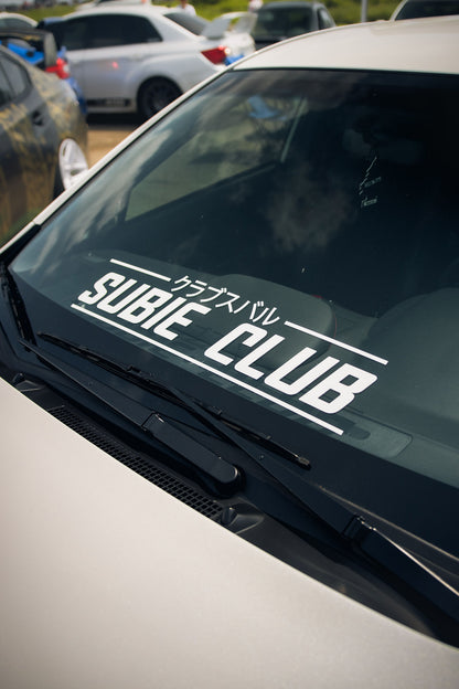 SUBIE CLUB JAPANESE DECAL