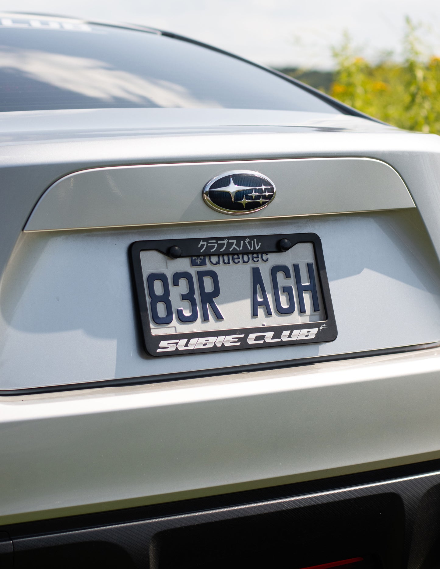 SUBIE CLUB LICENSE PLATE FRAMES